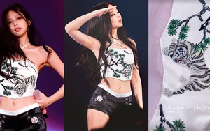 Jennie Blackpink đưa hoa văn truyền thống Hàn Quốc lên trang phục 'Born Pink World Tour'