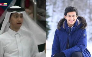 Hình ảnh đời thường như "cậu bạn nhà bên" của Hoàng tử bé Qatar vô tình nổi tiếng toàn mạng vì biểu cảm quá dễ thương