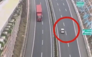 Màn giải cứu tài xế bị kẹt trên ô tô ở vận tốc 126 km/h như phim hành động Hollywood