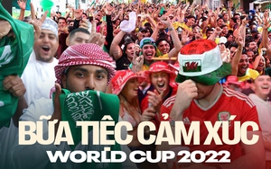 Chùm ảnh: Không khí World Cup 2022 sôi động khắp thế giới tạo nên bữa tiệc tràn ngập màu sắc và cảm xúc khó quên