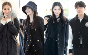 Park Min Young - Kim Seon Ho lộ diện sau ồn ào, Han So Hee đẹp xuất sắc dẫn đầu dàn sao đổ bộ sân bay sang Nhật dự AAA