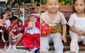 Hồ Ngọc Hà tiết lộ biểu cảm của Leon - Lisa khi gặp ông già Noel