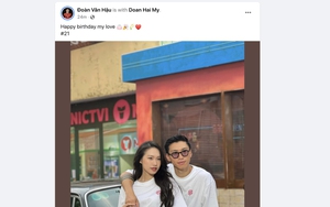 Doãn Hải My trở nên nhỏ bé trong vòng tay ‘người khổng lồ’ Văn Hậu