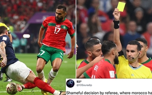 CĐV bất bình khi cầu thủ Ma rốc nhận thẻ, thay vì được 11m