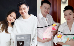 Cuộc sống của 2 gia đình Vbiz: An Nguy sinh con gái ở Mỹ, cặp đôi sao Việt cùng lên chức bố bỉm sữa
