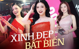 Chiêm ngưỡng nhan sắc bất biến của MC Phương Thảo mỗi khi đứng trên sân khấu quốc tế

