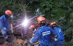 Vụ lở đất ở Malaysia: Ít nhất 2 người thiệt mạng, 51 người mất tích