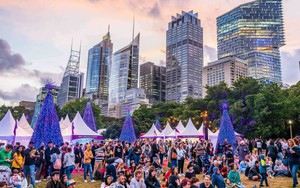 Ngập ánh sáng và huyền ảo trong lễ hội 'Noel Sydney' đón Giáng sinh