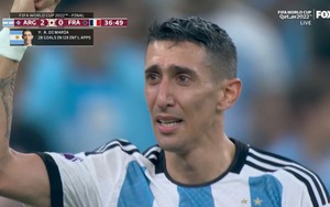 Di Maria bật khóc khi ghi bàn cho Argentina ở chung kết World Cup