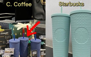 Chuỗi cà phê đình đám tại Việt Nam gây tranh cãi khi bị tố "bắt chước" mẫu ly của thương hiệu Starbucks 