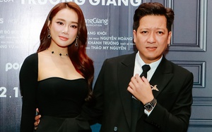 Nhã Phương xinh đẹp bên Trường Giang, có phát ngôn gây chú ý về cảnh thân mật của ông xã và Tiểu Vy