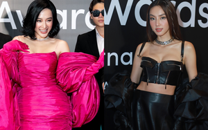 Hoa hậu Thùy Tiên khoe vóc dáng nóng bỏng đọ sắc cùng Angela Phương Trinh trên thảm đỏ