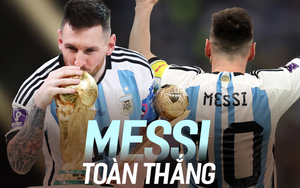 World Cup 2022 của Messi: Thắng trên mọi mặt trận, lập loạt kỷ lục khó ai bì