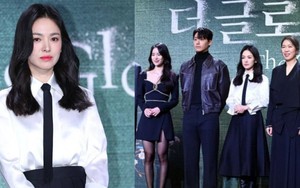 Nhan sắc của Song Hye Kyo tỏa sáng trong buổi họp báo ra mắt phim mới 'The Glory'