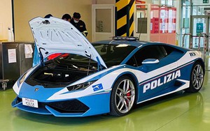 Cảnh sát Ý dùng Lamborghini Huracan để vận chuyển hai quả thận cho bệnh nhân