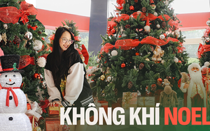 Không khí Noel tại các trường ĐH Việt Nam: Đâu cũng rực rỡ như trời Tây, có nơi còn 'tậu' hẳn máy phun tuyết nhân tạo