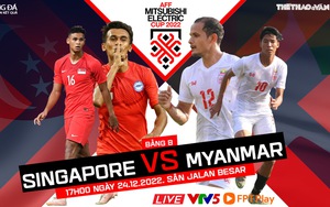 Nhận định bóng đá Singapore vs Myanmar (17h00 hôm nay)