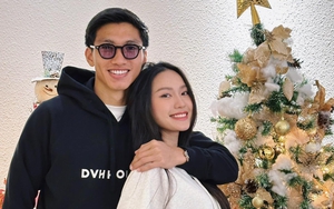 Văn Hậu tiện quảng cáo sản phẩm khi chúc Giáng sinh cùng Doãn Hải My