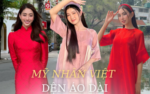 Ngắm sao Việt diện áo dài, chị em có ngay gợi ý tương tự để xúng xính Tết này 