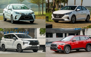 Ngôi vua doanh số 2022 khó phân định: Vios, Corolla Cross, Accent, Xpander so kè quyết liệt
