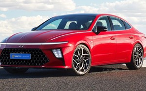 Lộ nội thất Hyundai Sonata 2023: Hiện đại hơn, đỡ tụt hậu so với đồng hương Kia K5