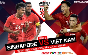 Nhận định bóng đá Việt Nam vs Singapore: Quyết giành ngôi đầu bảng B