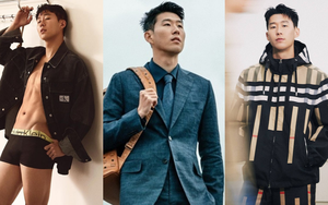 Son Heung Min: Lên bìa tạp chí như... đi chợ, được từ Calvin Klein tới Burberry "giành giật"
