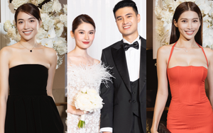 Khánh Vân, Lệ Hằng và dàn mỹ nhân đọ sắc trong hôn lễ của Á hậu Thuỳ Dung cùng chồng doanh nhân 