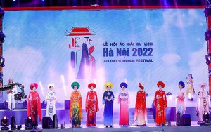 BST ‘Dấu ấn vàng son’ của NTK Vũ Thảo Giang mở màn Lễ hội Áo dài Du lịch Hà Nội