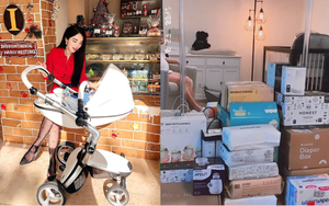 Khi rich kid làm mẹ bỉm sữa: Tiêu tiền không tiếc tay, sắm cho con toàn đồ hiệu, siêu xe giá 'khủng'