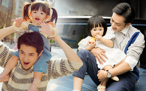 Những ông bố nổi tiếng chăm con khéo nhất showbiz, cân tất từ thay bỉm, đi chơi đến dạy học