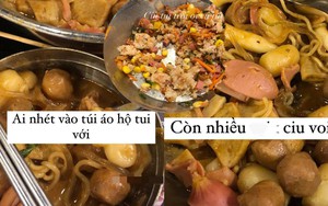 Ăn buffet không hết, khách hàng liền nhờ bàn bên ăn hộ 'đồ thừa' khiến ai cũng ngao ngán 