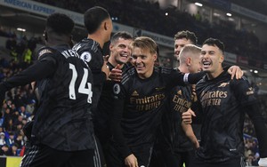 VIDEO bàn thắng trận Brighton vs Arsenal: Arsenal bỏ xa Man City