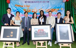 Hoa hậu Siêu quốc gia Lalela Mswane thiện nguyện ở Lâm Đồng