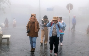 Không khí lạnh tăng cường, nhiệt độ tại Sa Pa giảm còn 7,7 độ C