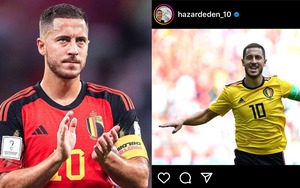Hazard thông báo chia tay đội tuyển Bỉ
