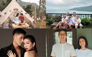 Loạt khoảnh khắc hạnh phúc ngày đầu năm của sao Việt 