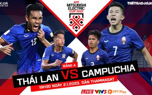 Nhận định bóng đá AFF Cup 2022 Thái Lan vs Campuchia
