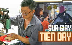 Thức thời mùa Tết: Nghề sửa quần áo, giày dép kín lịch cuối năm vì các đơn hàng khủng, kiếm gần chục triệu một ngày