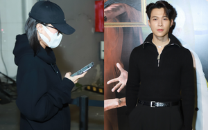 Diệu Nhi mặc kín như bưng đến họp báo phim của ông xã Anh Tú, hô to “chồng ơi, cố lên!”