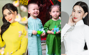 Dàn sao Vbiz ngày giáp Tết khoe ảnh áo dài, Thuỳ Tiên đi mua hoa cũng gây sốt
