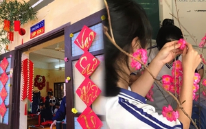 Khi hội học sinh trang trí Tết: Đầu tư khỏi bàn, lớp nào lớp nấy đều siêu lung linh