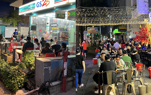 Hàng quán TP.HCM trang bị màn hình xịn, giới trẻ tụ tập đông đúc xem chung kết bóng đá