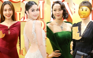 Minh Hằng lên đồ sang chảnh 'chặt đẹp' dàn mỹ nhân, Hari Won xuất hiện với ngoại hình khác lạ ở thảm đỏ 'Chị chị em em 2'