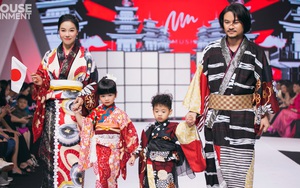 "Bà trùm Hoa hậu" Phạm Kim Dung cùng chồng con diễn vedette trong show thời trang 