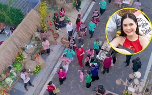 Dù gây lùm xùm nhưng toàn cảnh chợ quê mà Đoàn Di Băng dựng giữa khu đại gia vẫn khiến người xem choáng ngợp vì độ 'khủng'