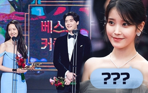 Ngại ngùng nhất lễ trao giải MBC: Lee Jong Suk lỡ lời gọi Yoona là vợ, fan rần rần đòi công bằng cho IU