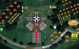 Bản đồ Gala Car Choice Awards 2022: Khách mời di chuyển bằng xe điện, hai khu vực cắm trại