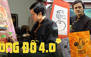 Mạch ngầm văn hóa Việt trong nghệ thuật thư pháp sáng tạo của "Ông đồ 4.0": Nhiều lần phải bật khóc vì bán chữ và nỗi lo... lỗ vốn nhưng chưa một giây muốn từ bỏ! 