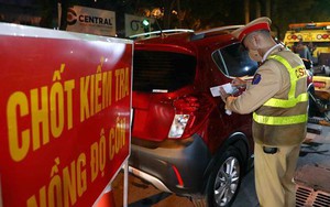 729 trường hợp vi phạm nồng độ cồn bị phát hiện, xử lý trong ngày mùng 1 Tết